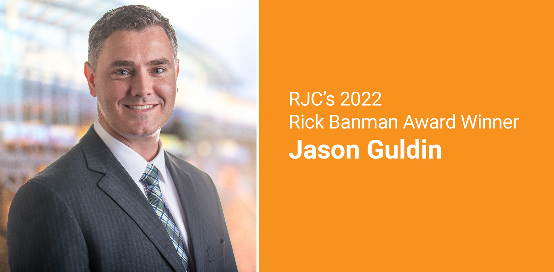 Jason Guldin Presented With Rick Banman Award