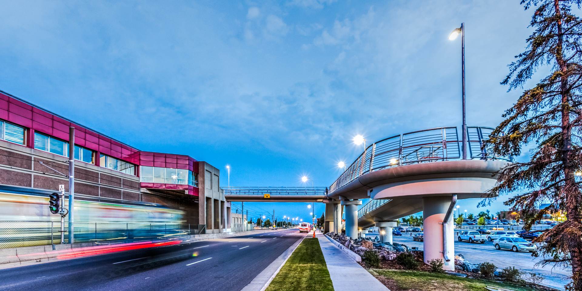 Rundle LRT Station/36th Street NE Pedestrian Bridge