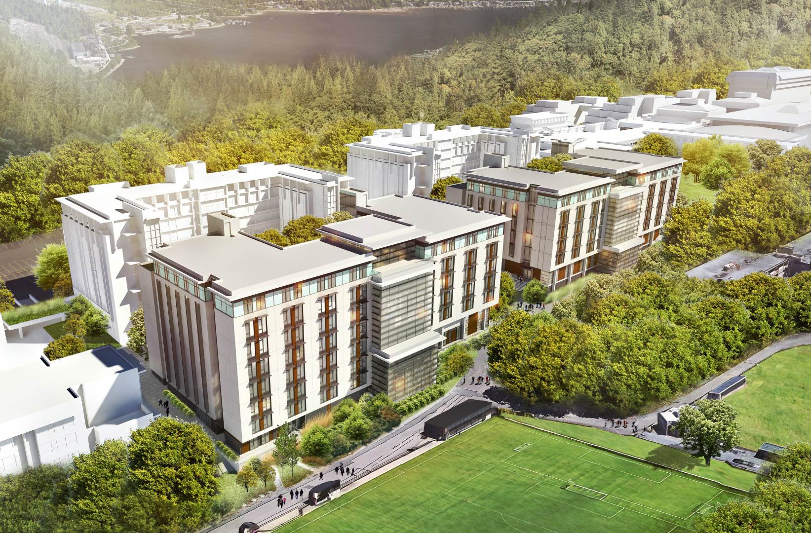 Simon Fraser University Residences Phase 1 & Phase 2 & Dining Commons