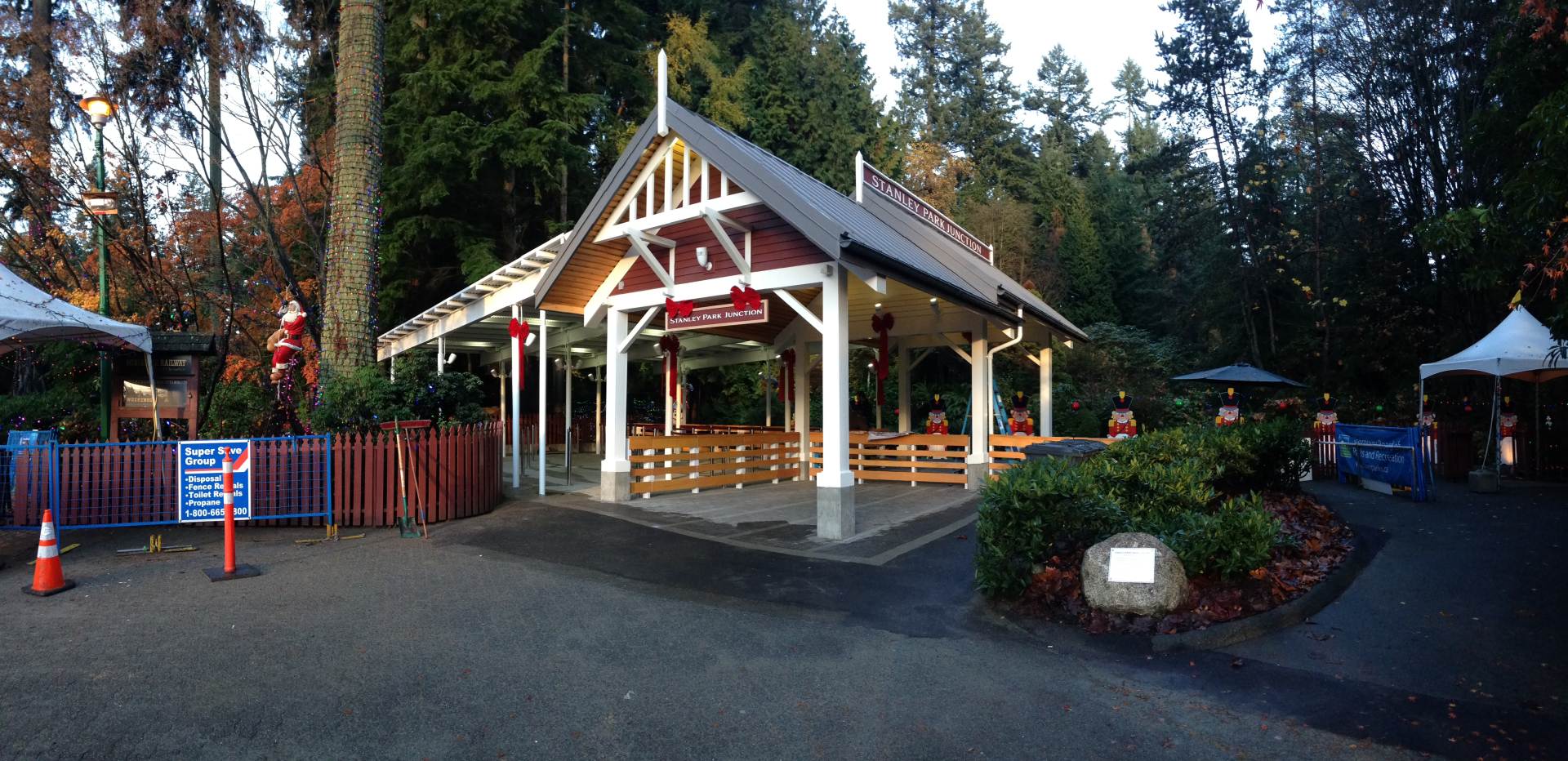 Stanley Park Mini Train Station and Waiting Area